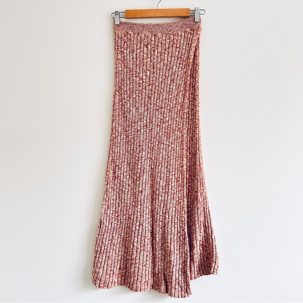 Free People Better Days Midi Skirt in Myrrh Combo | Size M